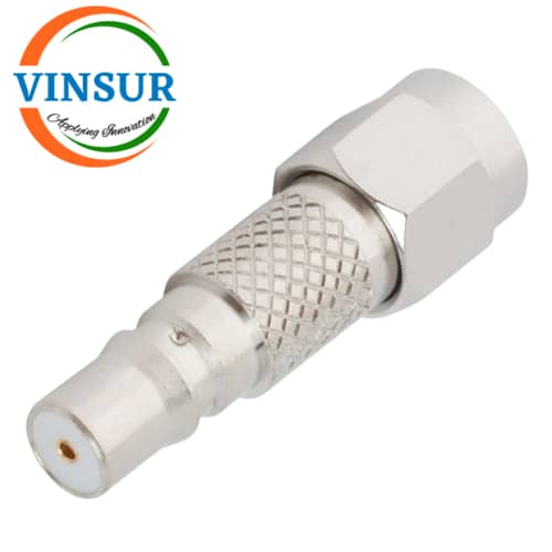41420K21 -- RF ADAPTER - 50 OHMS, QMA FEMALE TO SMA FEMALE STRAIGHT ADAPTERS