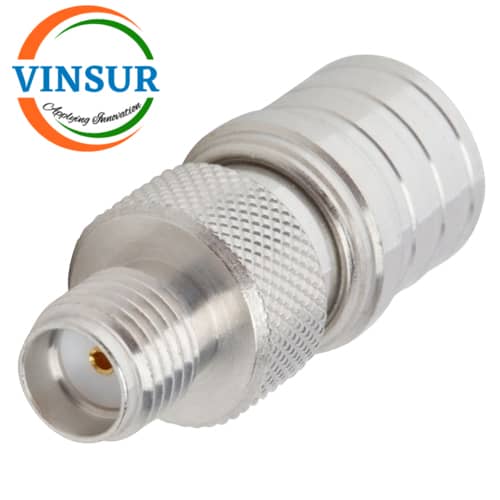 41420K11 -- RF ADAPTER - 50 OHMS, QMA MALE TO SMA FEMALE STRAIGHT ADAPTERS