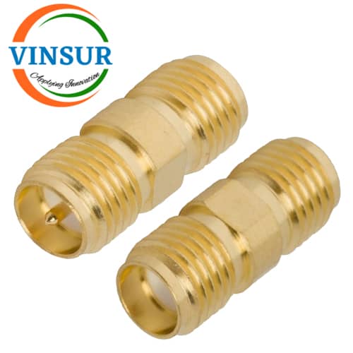 41920421 -- RF ADAPTER - 50 OHMS, RP SMA FEMALE TO SMA FEMALE STRAIGHT ADAPTER