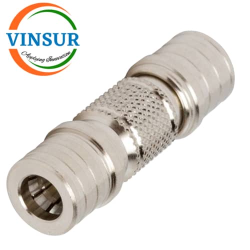 41410K11 -- RF ADAPTER - 50 OHMS, QMA MALE TO SMA MALE STRAIGHT ADAPTERS
