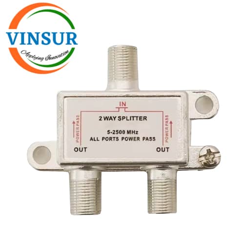 VSW-2S-5-2.5MHz--RF Satellite Splitter(2 Way 5-2500MHz F Female)