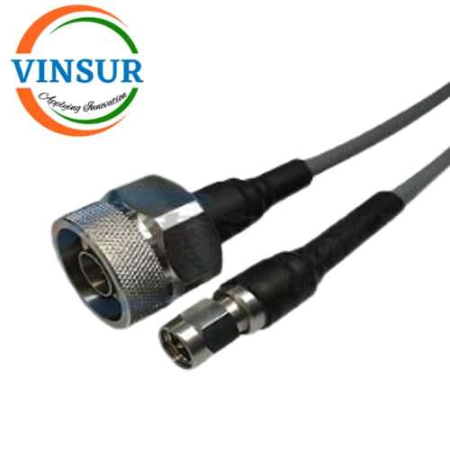 VSW-NM-SMA-M-18GHZ-CA – RF Cable Assembly - N Male Straight  to SMA Male Straight RG405 T-Flex Cable of Length 1m