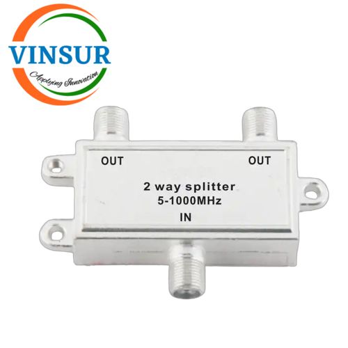 VSW-2PS-FF--RF Power Splitter or Combiner (1:2 Way 5-1000MHz F Female)