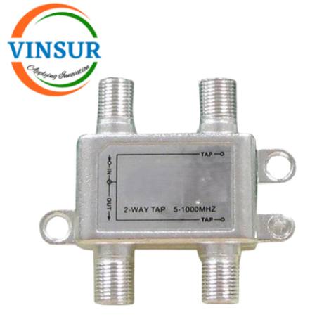 VSW-2TP-8dBi --RF Taps (2 Way 8dB 5-1000MHz F Female)