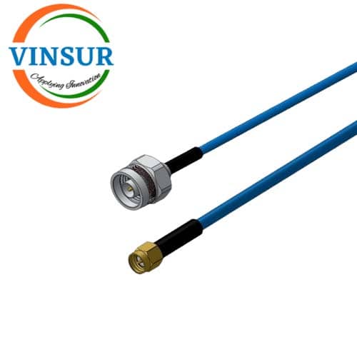 VSW260191-CA – RF Cable Assembly - N Male Straight to SMA Male Straight for RG402 Cable of Length 2m