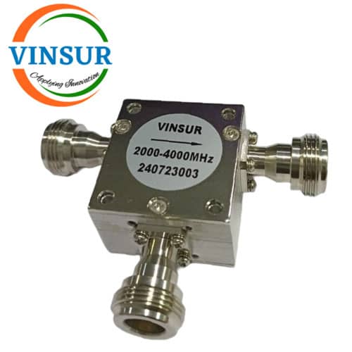 VSW-2GHz-4GHz-CI--RF Coaxial Circulator(2-4GHz 10W N Female)
