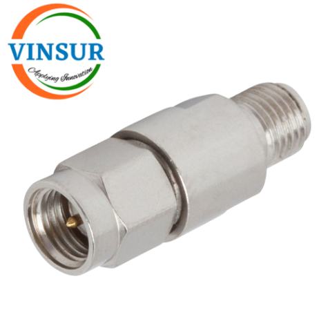 VSW-2W-18G-1D-COAT--RF Fixed Attenuator (2W 1dB DC-18GHz SMA Male to Female)