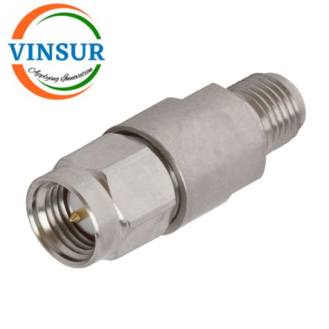 VSW-2W-18G-2D-COAT--RF Fixed Attenuator (2W 2dB DC-18GHz SMA Male to Female)