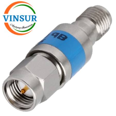 VSW-SMA-MF-30dB-PAT--RF Pencil Attenuator (2W 30dB DC-6GHz SMA Male to  Female)