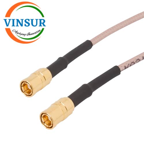 VSW250129-CA – RF Cable Assembly - SMB Male Straight to SMB Male Straight for RG316 Cable of Length 6Inch