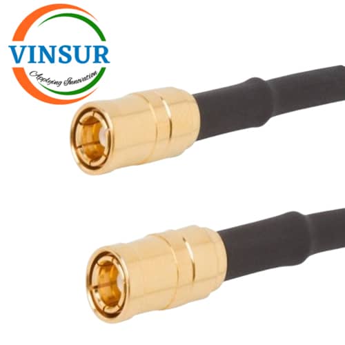 VSW250130-CA – RF Cable Assembly - SMB Male Straight to SMB Male Straight for RG58 Cable of Length 6 Inch
