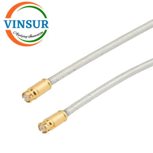 VSW250133-CA – RF Cable Assembly - SMP Female Straight to SMP Female Straight 0.085 Cable of Length 6 Inch