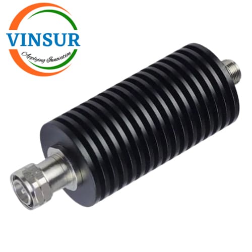 VSW-ATT50-40-3-10C--RF Fixed Attenuator (50W 40dB DC-3GHz 4.3-10 Male to Female)