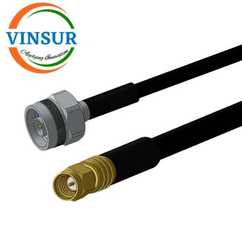 VSW260185-CA -- RF Cable Assembly - N Male Straight to SMA Male Straight for LMR240-UF Cable of Length 1.5 Meter